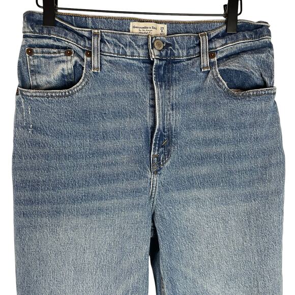 Abercrombie & Fitch The 90s Straight Ultra High Rise jeans size 29/8 LONG - Picture 2 of 10